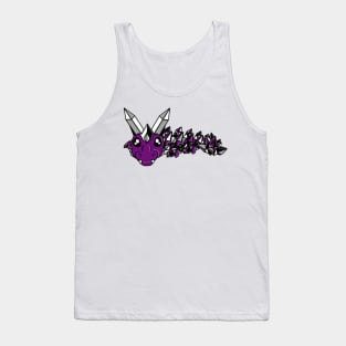 Asexual Pride Fidget Crystal Dragon Tank Top